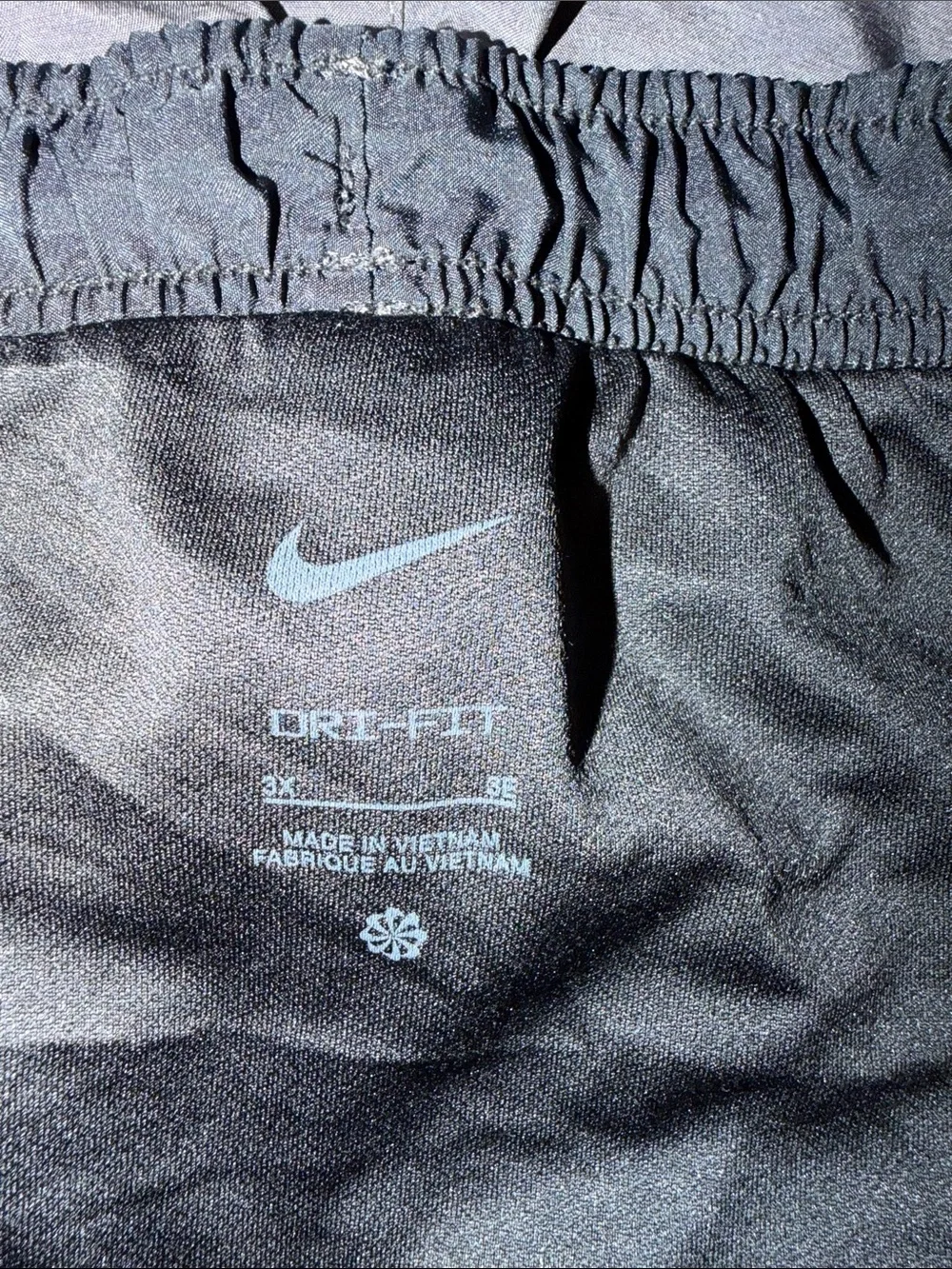 Nike Women’s Black Athletic Training Shorts with Micro Swoosh